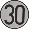 Señal homologada limitación velocidad 30 km/h Homologada España