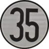 Señal limitación velocidad 35 km/h Homologada España 5 Señal limitación velocidad 35 km/h Homologada España