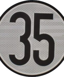 Señal limitación velocidad 35 km/h Homologada España