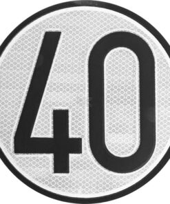 Señal homologada limitación velocidad 40 km/h