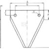 Cuchilla 76x79x51.5x15mm, sierra 14d/pulg. (25 uds.)