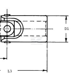 Nudo articulación cardan simple, completo, series W