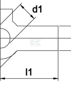 Arandela con solapas DIN463 M30x56x1.6 mm, acero, Kramp