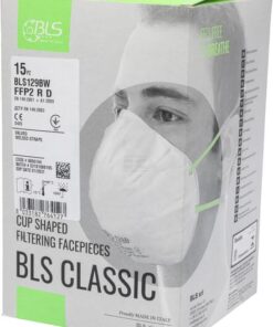 Mascarilla BLS con válvula 129BW FFP2 R D, 15 uds.