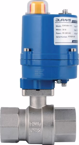 V. esférica 3/4" eléctrica 5 V. esférica 1" eléctrica