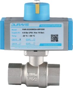 Pneumatic ball valve 3/4"