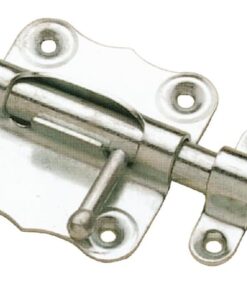 Cerrojo 35x37x7, acero inox. 3 Pasador cierre puerta 40x40x8 inox.