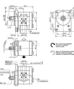 Bomba hidráulica de engranajes AZPF-11-005RCB20MB Bosch Rexroth