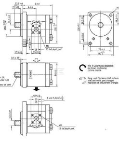 Bomba hidráulica de engranajes AZPF-11-019LFB20MB Bosch Rexroth