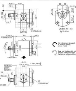 Bomba hidráulica de engranajes AZPF-11-011LCN20MB Bosch Rexroth