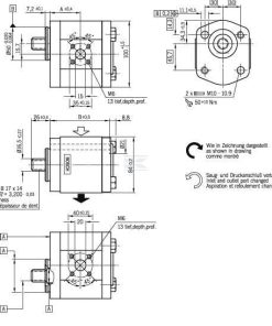 Bomba hidráulica de engranajes AZPF-11-016RFP20PB Bosch Rexroth