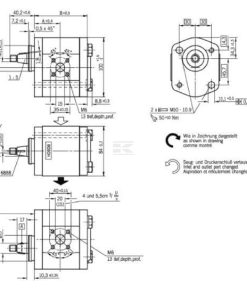 Bomba hidráulica de engranajes AZPF-12-011LCP20KB-S0007 Bosch Rexroth