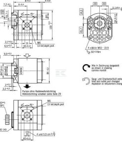 Bomba hidráulica de engranajes AZPF-12-022LNT20MB Bosch Rexroth