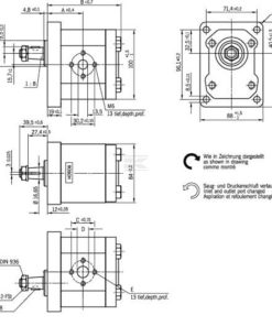 Bomba hidráulica de engranajes AZPF-10-022RHO30MB Bosch Rexroth