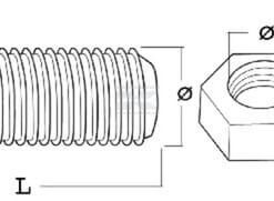 Tornillo arado 1 x 2.1/2
