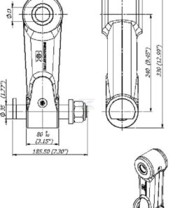 Articulac. BR2 80/30 perno 35