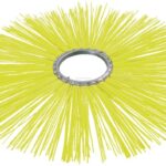 Cepillo rotativo 365/76 poly amarillo
