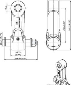 Articulac. BR3 100/45 perno 45