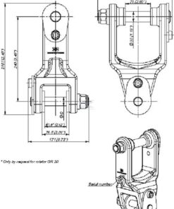 Articulac. BR4 71/30 perno 25