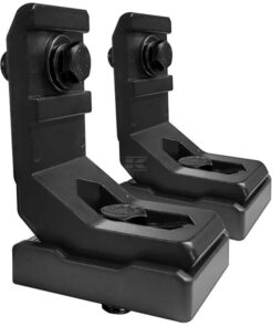 Juego de soportes traseros para barras de luces de doble fila