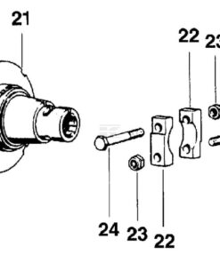 Horquilla para embrague K96, W2400/P400/W400E Walterscheid