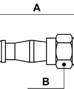 Male con with 3/8" BSP M thread