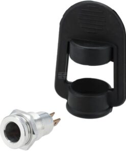 Conector de latón para baliza + tapón de goma (paquete de 4)