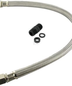 Tubo flexible m/f 1/2 lg 600 inox.