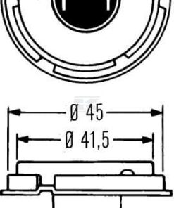 Bombilla 24V P45t 6 Bombilla 24V P45t