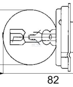 Bombilla 24V P45t 7 Bombilla 24V P45t