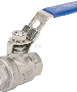 Llave de paso de esfera de inoxidable, 2 x hembra 3/4''