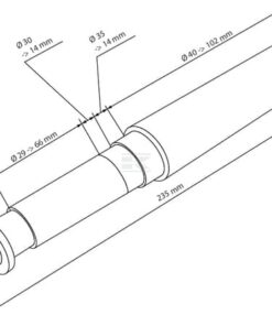 Eje 40x232 mm