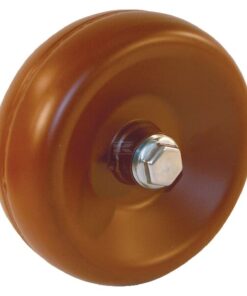 Rueda redonda con rodamiento