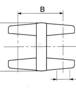 Doble horquilla, Ø30,2 mm, Serie 5 Bondioli&Pavesi