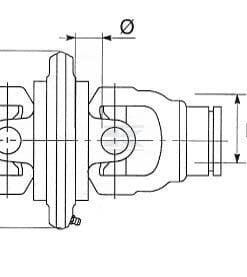Nudo homocinético CV completo 80°, series 100 (8.03)