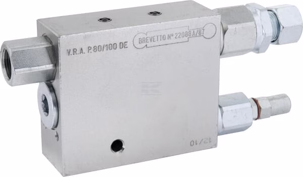 Válvula de arado rotativo VRAP DE, pistón 80-100 mm 1 Válvula de arado rotativo VRAP DE, pistón 80-100 mm