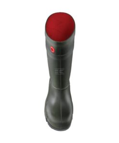 Botas de seguridad de goma, verde, Clase S5, talla 8 (EU:42,5), Wellingtons Purofort® Thermo+, Dunlop