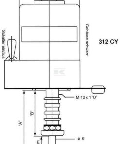 Motor de limpiaparabrisas 12 V