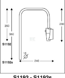 Varilla espejo retrovisor 16mm