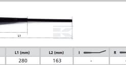 Brazo de limpiaparabrisas 280 mm