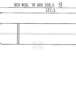 Amortiguador de gas L=214,0 mm 220N Stabilus