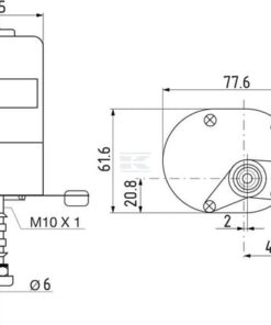 Motor limpiaparabrisas 24 V