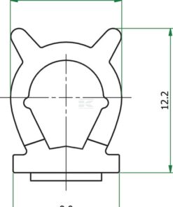 Perfil de goma autoadhesivo