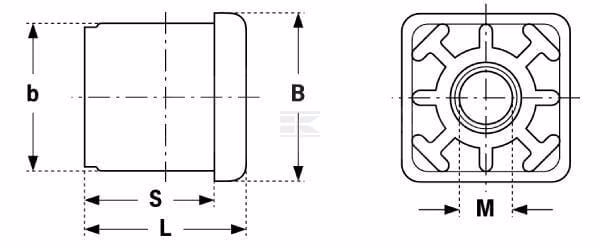 Tapa 25x1,5 M12 3 Tapa 25x1,5 M12
