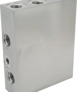 Bloque de cartuchos de aluminio (2011-T6) blank anod.