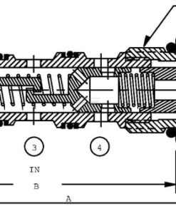 Divisor de caudal cartucho