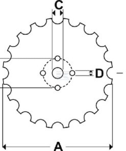 Disco Heva 400 mm