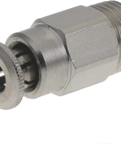 Conector rápido Ø 4mm recto, rosca macho M10x1, Kramp