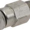 Conector rápido Ø 4mm recto, rosca macho M8x1, Kramp