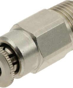 Conector rápido Ø 4mm recto, rosca macho 1/8", Kramp